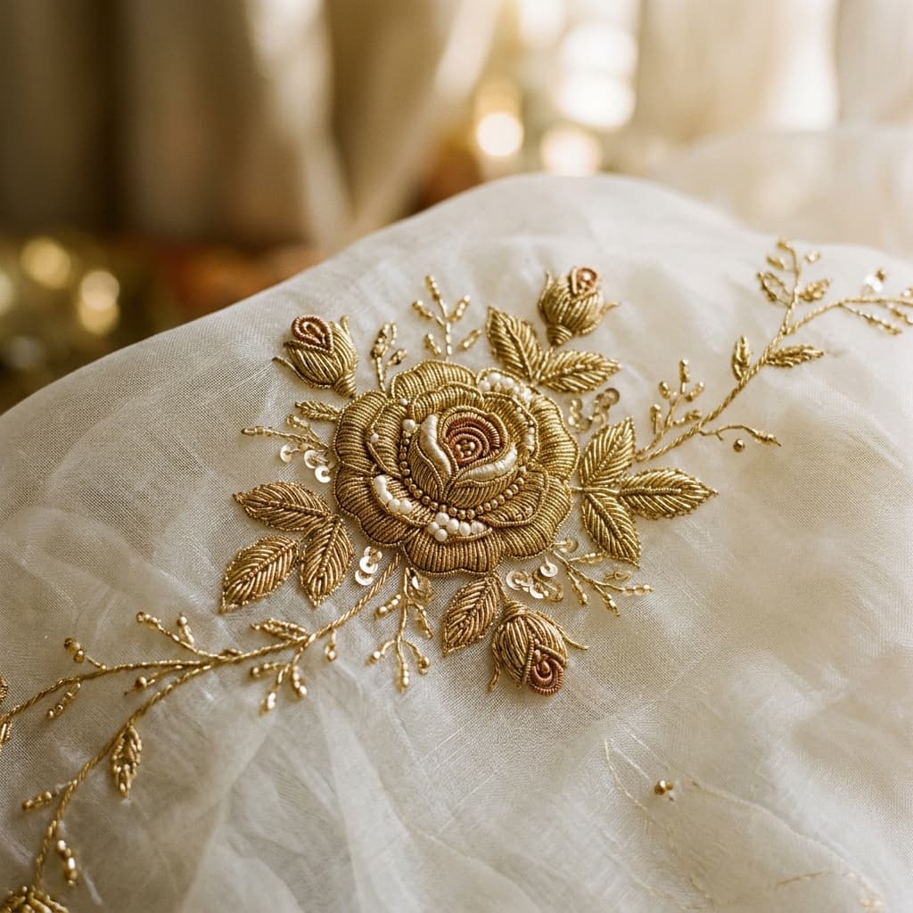 Organza Sheer Weave Detail