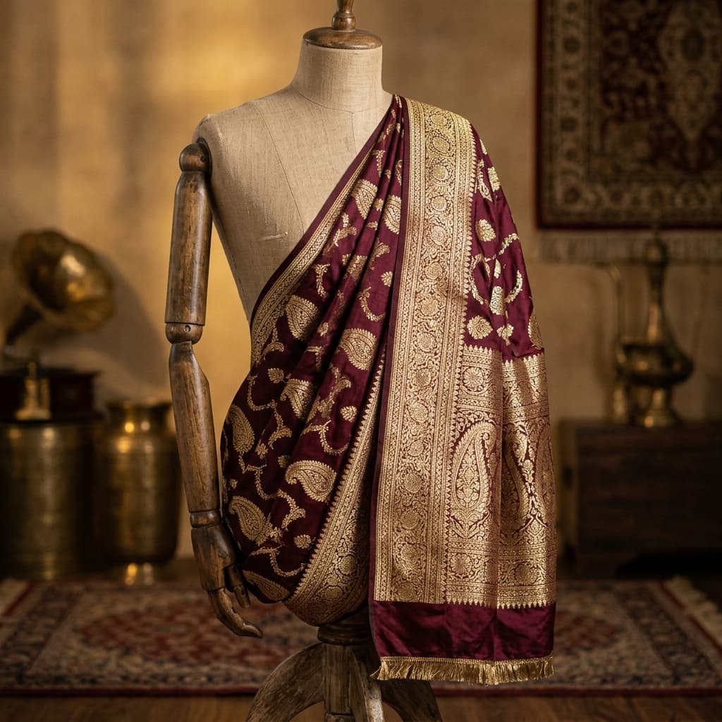 Banarasi Katan Silk Brocade Saree